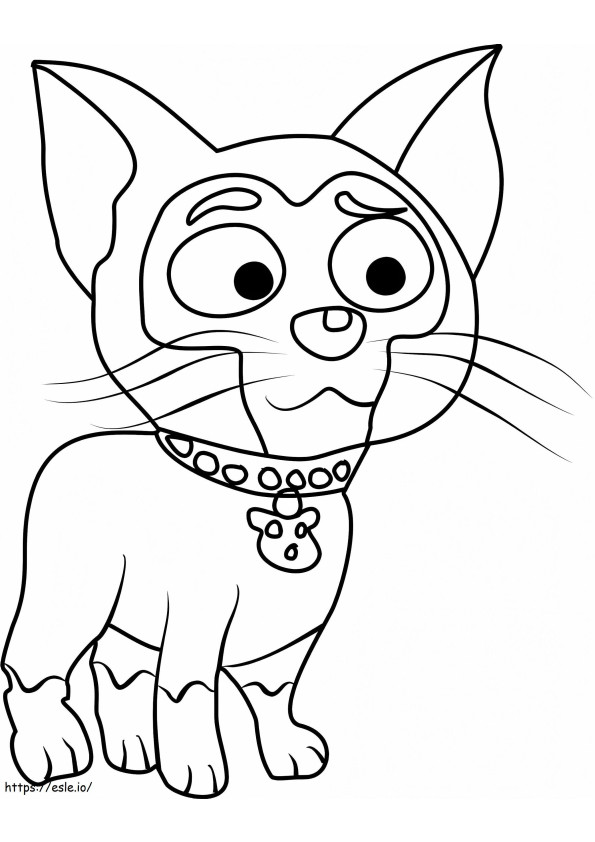 Squeak From Pound Puppies coloring page