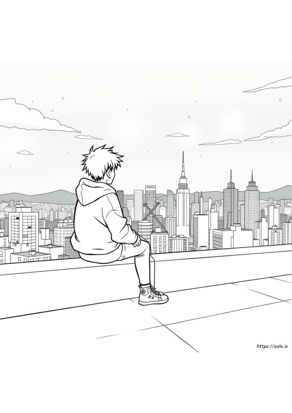 Mewarnai Gambar Manga Keren