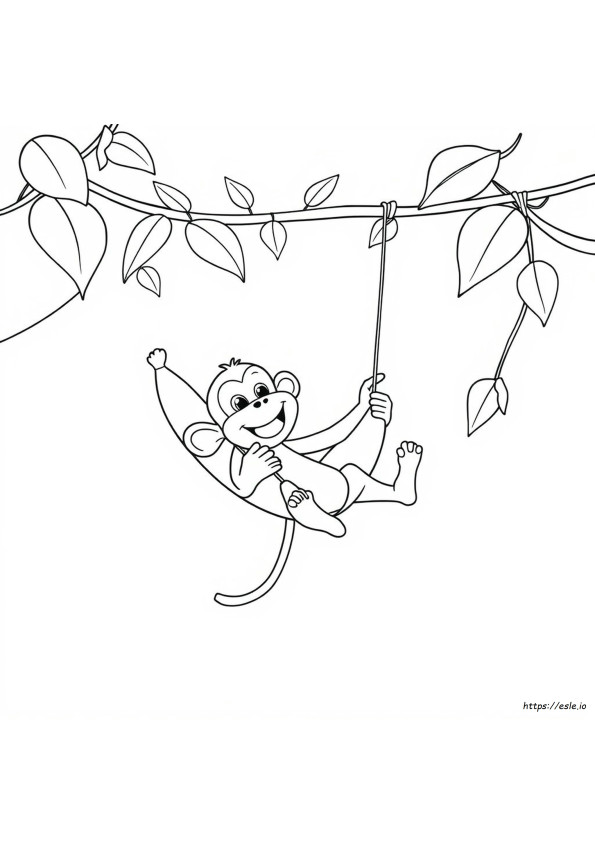 Banana Cartoon Coloring