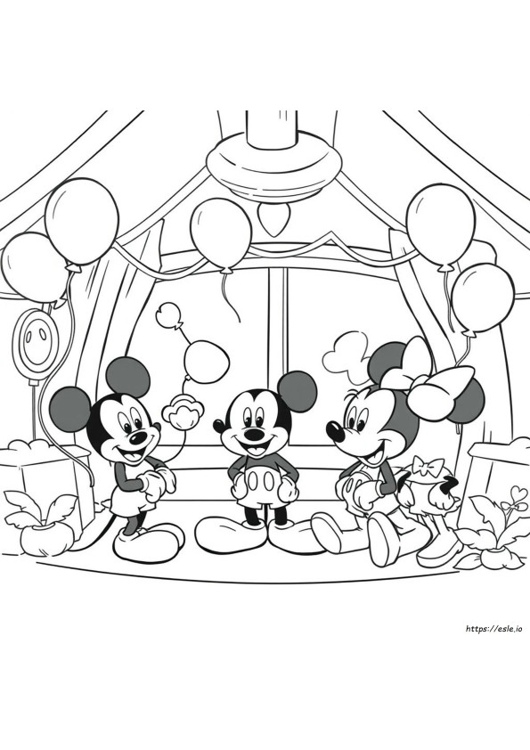 Karakter Mickey Mouse Clubhouse Gambar-Gambar Mewarnai