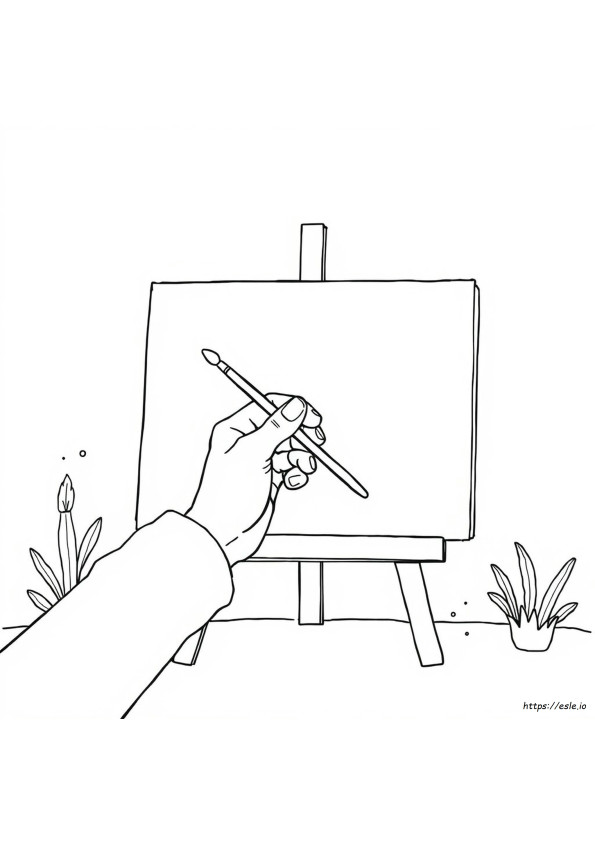 Gambar Mewarnai Tangan