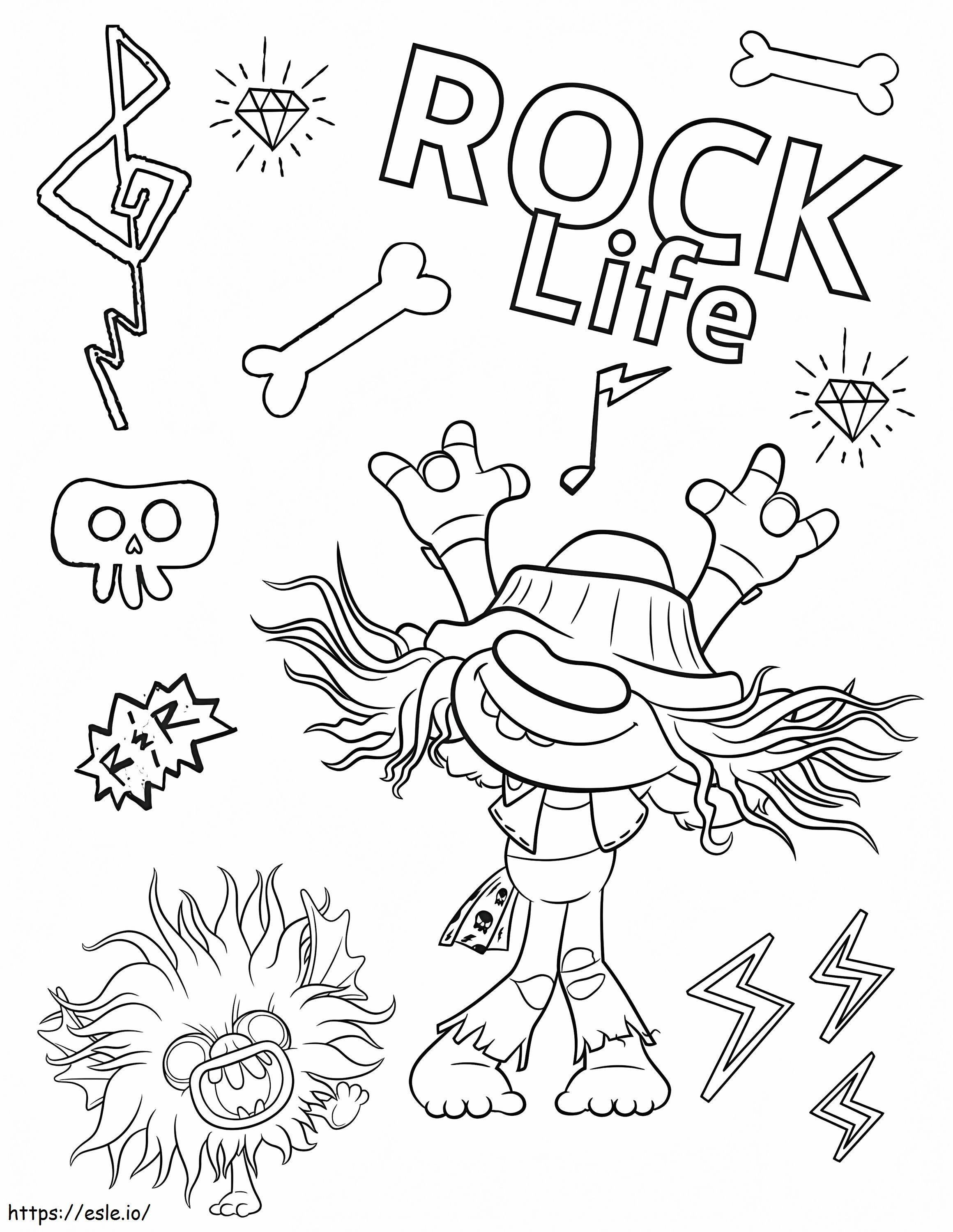 Wonder Day Trolls 15 coloring page