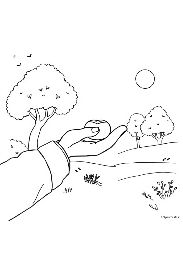 Coloring Pages On Giving
