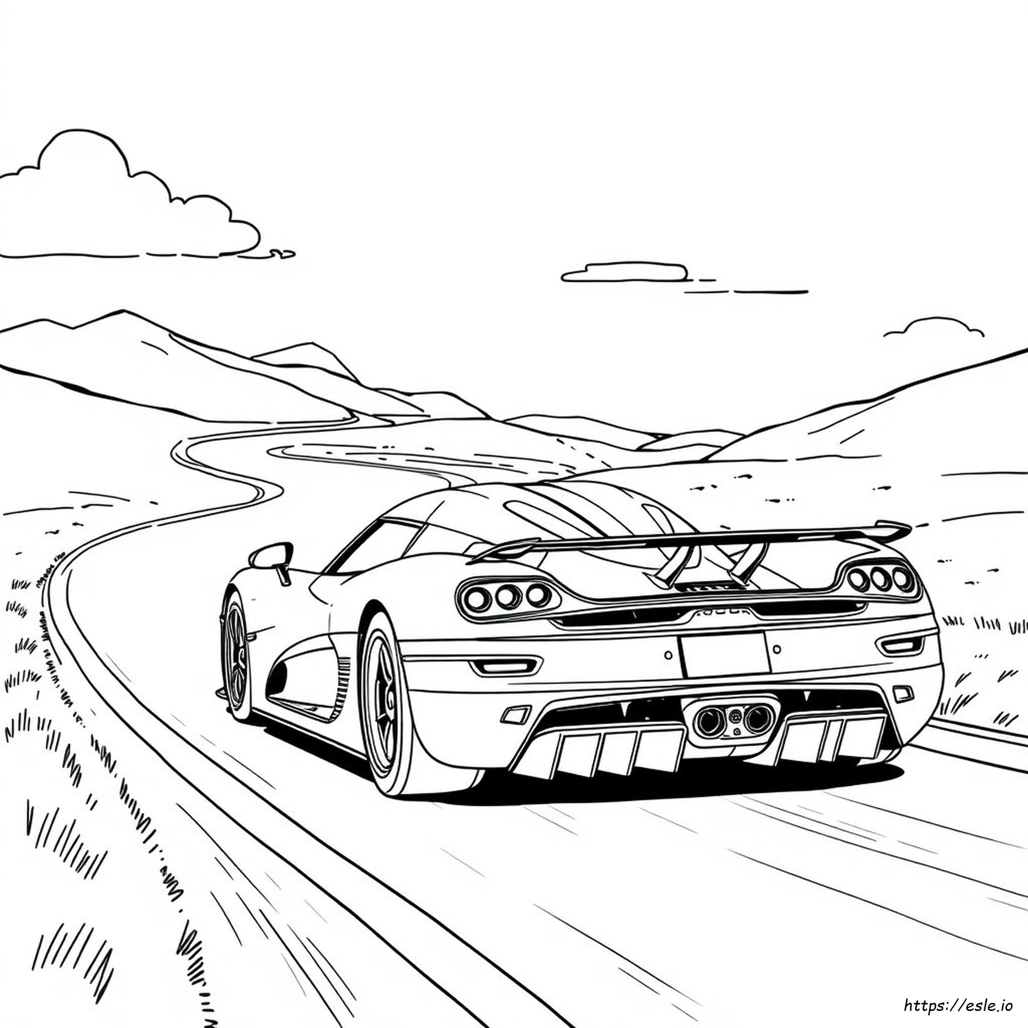 Koenigsegg Agera Coloring Pages
