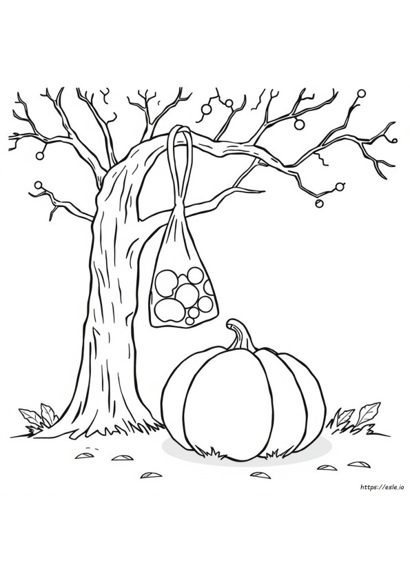 Gambar-Gambar Mewarnai Halloween Sederhana Untuk Anak-Anak