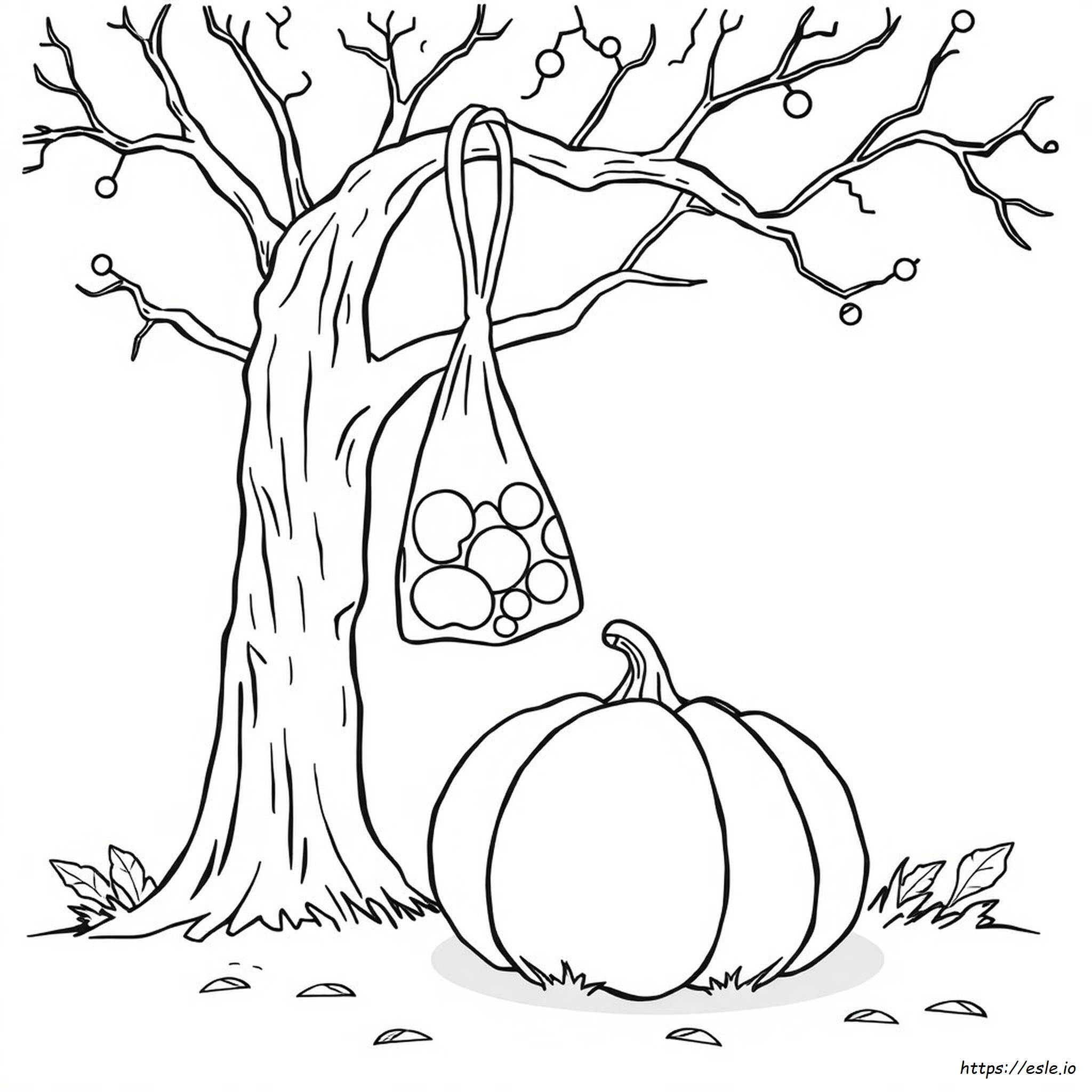 Semplici Disegni Di Halloween Da Colorare Per Bambini