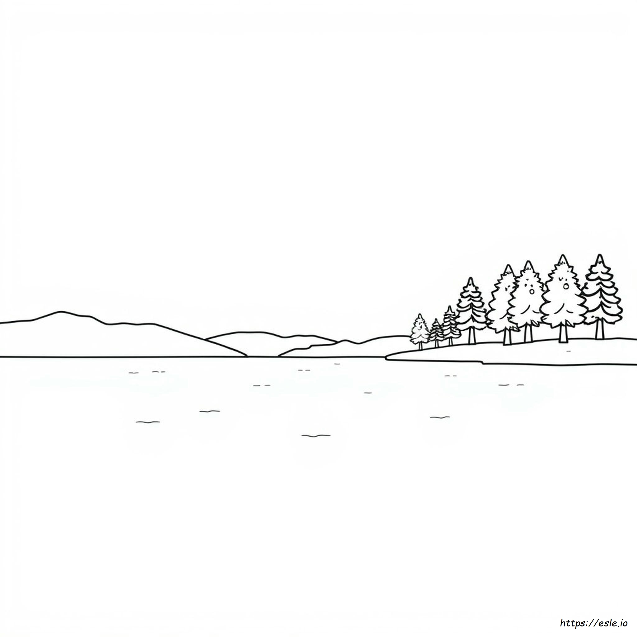 Immagini Di Laghi Da Colorare