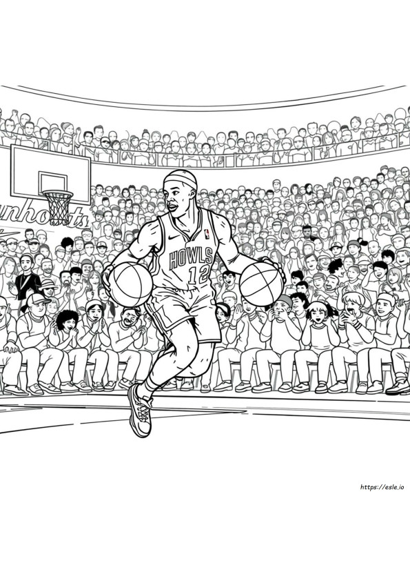 Russell Westbrook Gambar Mewarnai