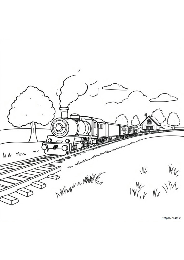 Tren Boyama Sayfaları