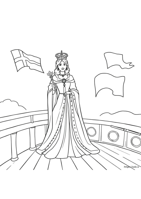 Mária Királynő Színező Oldalak