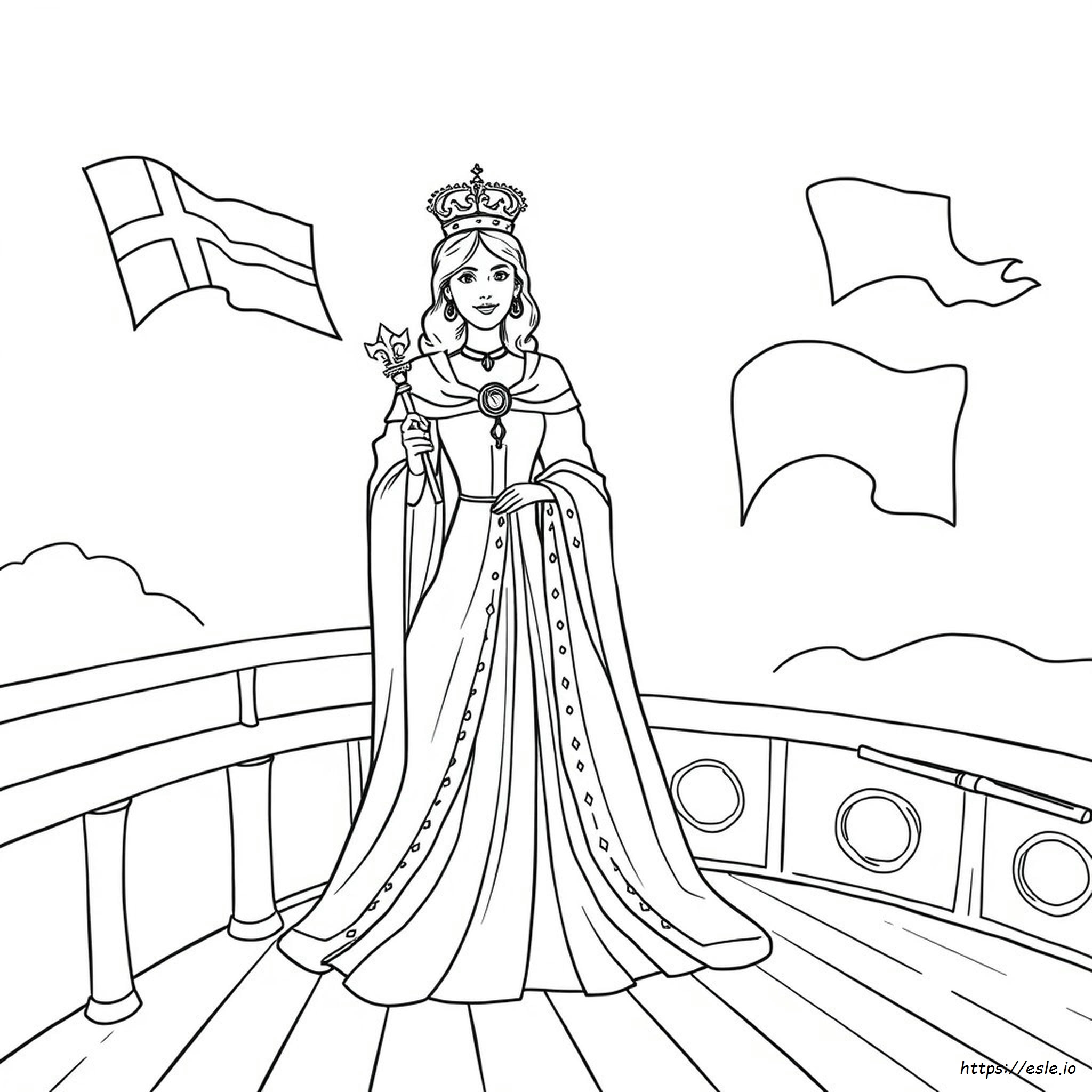 Queen Mary Coloring Pages