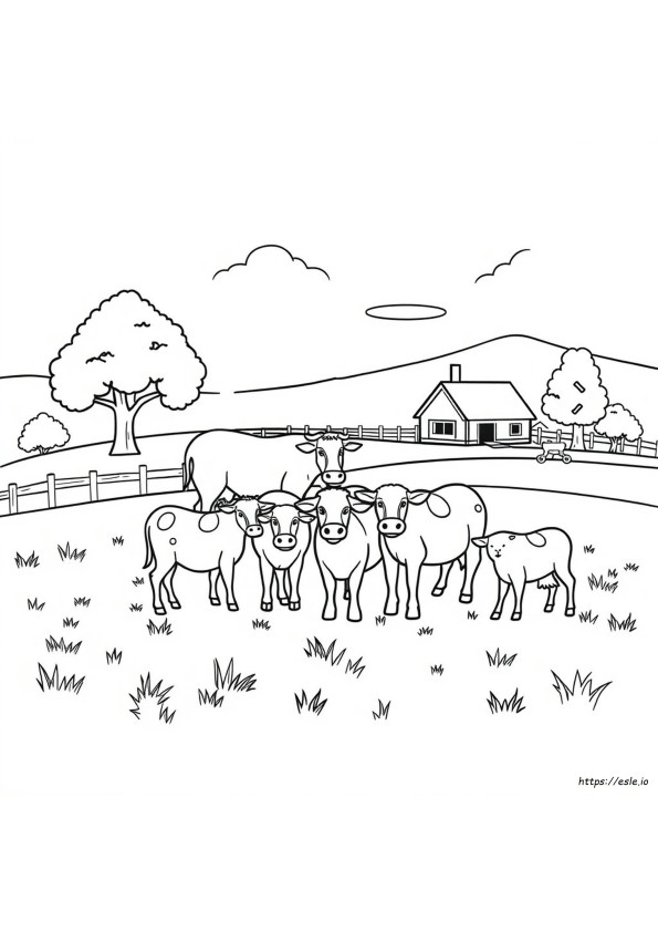 Coloring Pages For Farm Animals Printable