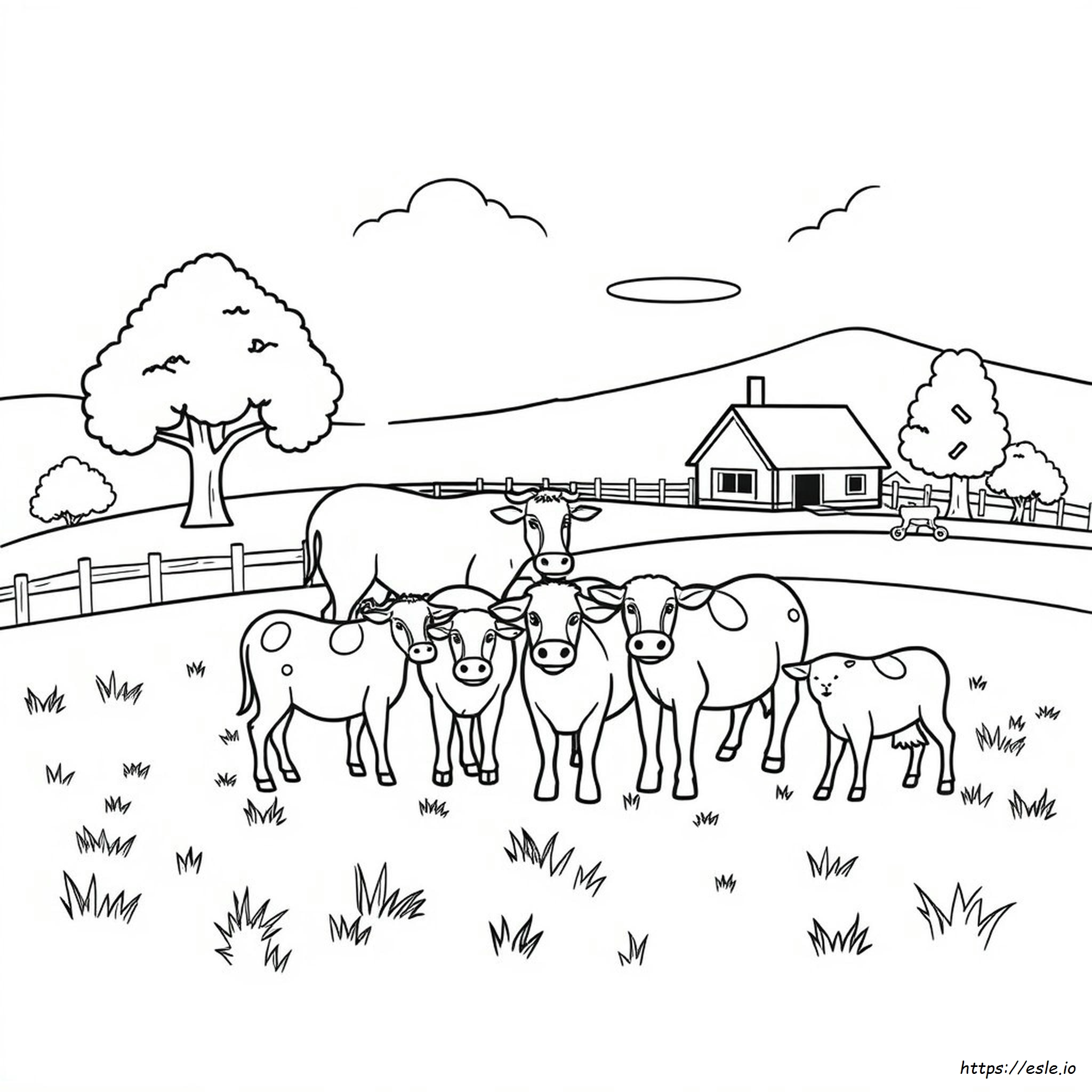 Coloring Pages For Farm Animals Printable