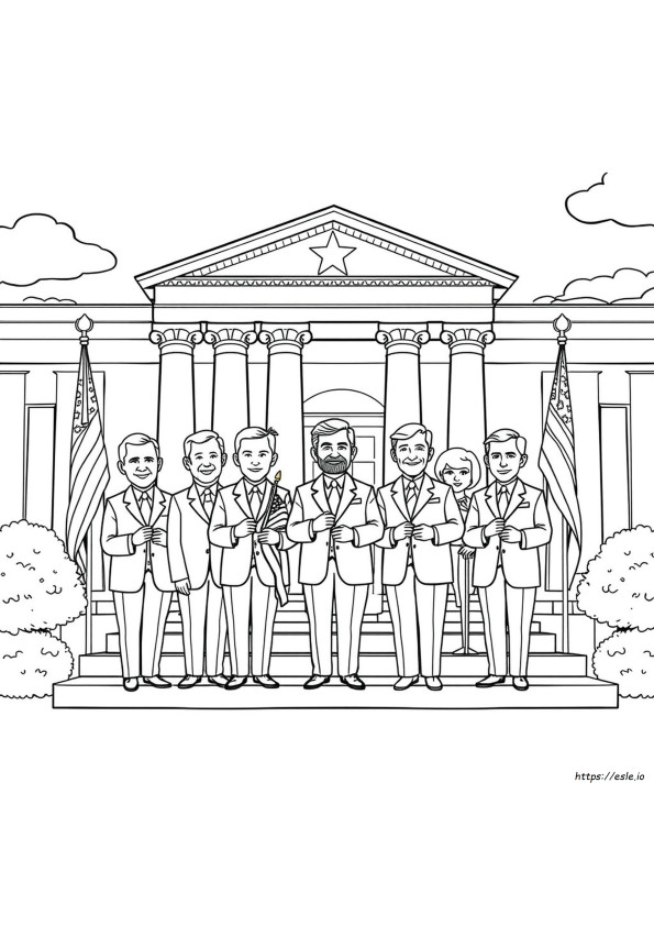 Lembar Mewarnai Presiden