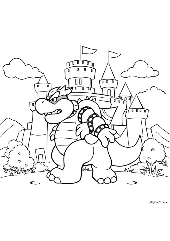 Bowser Jr Boyama Sayfası