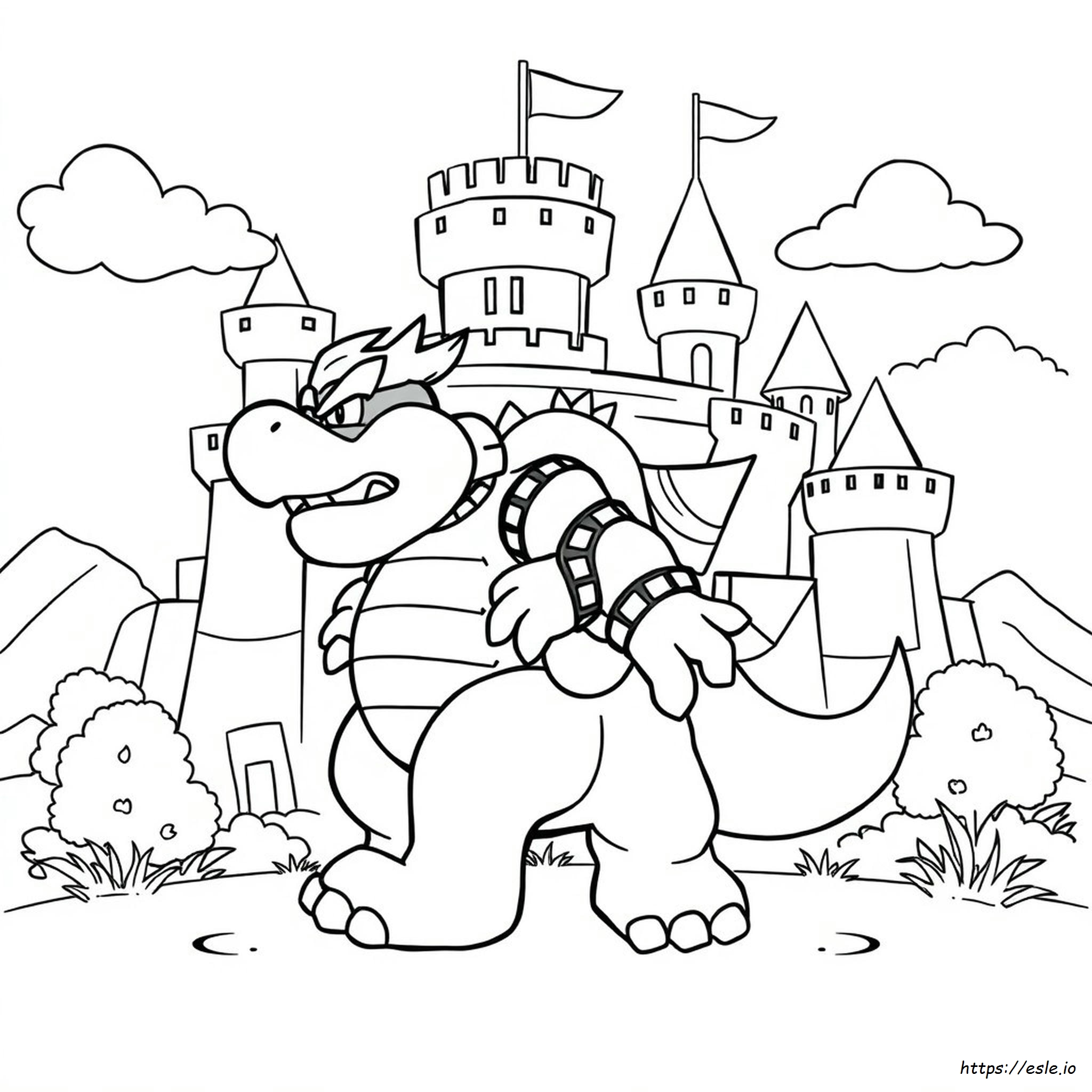 Bowser Jr Coloring Page