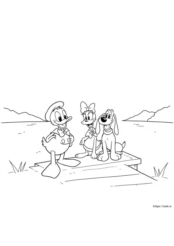 Donald Duck Coloring Pictures