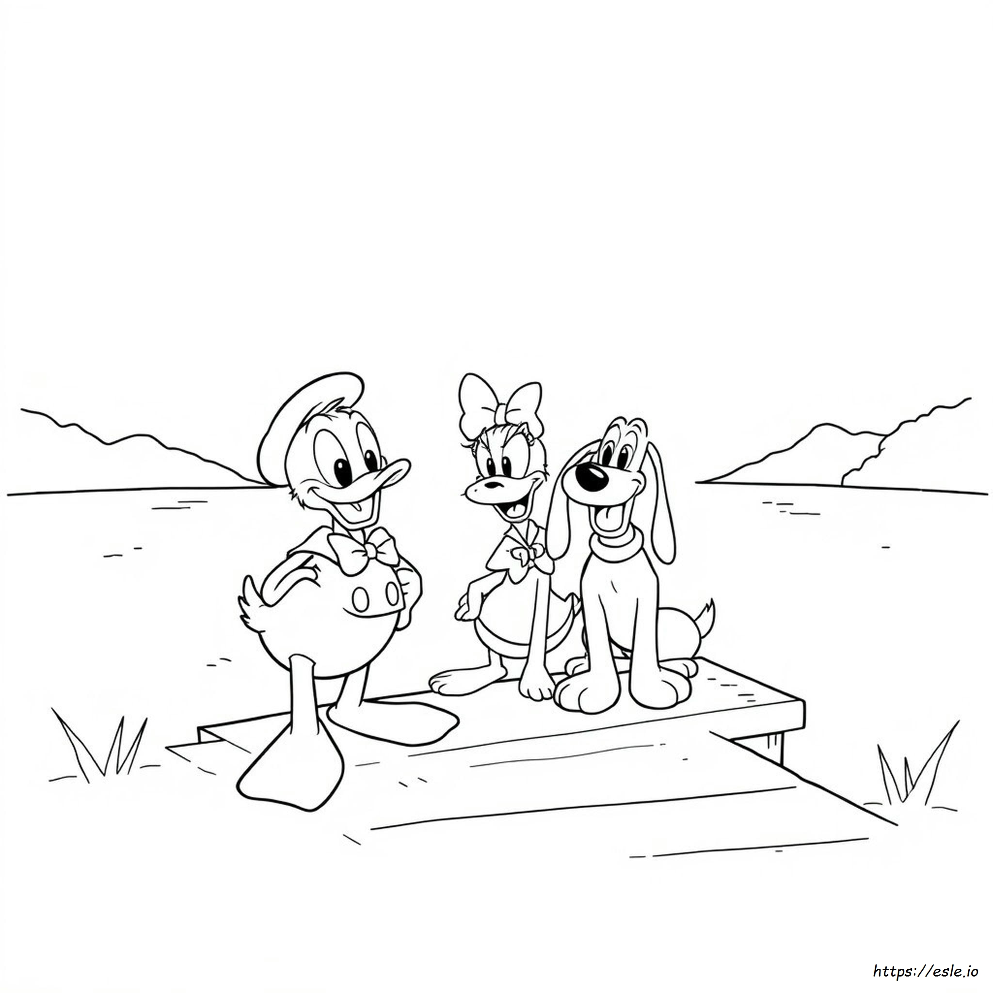 Donald Duck Coloring Pictures