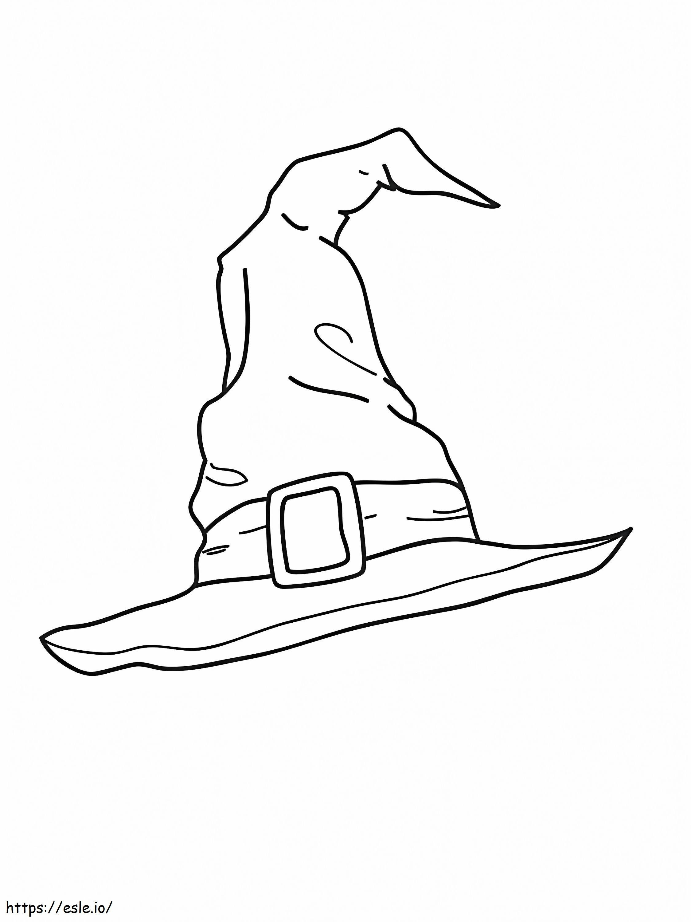 Witch Hat 10 coloring page