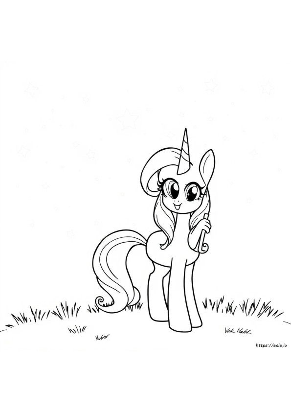 Principessa Twilight Sparkle Da Colorare