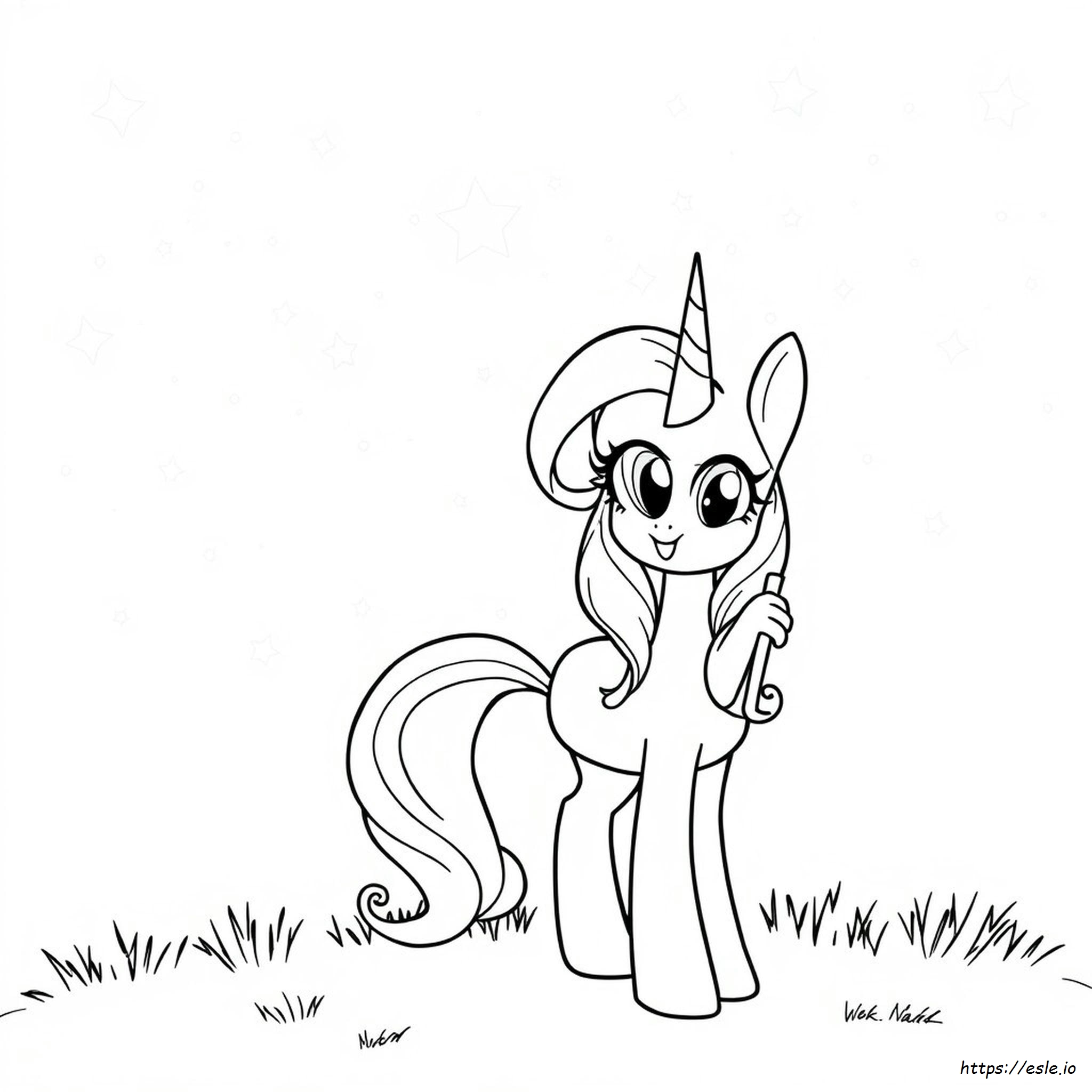 Princess Twilight Sparkle Coloring Page