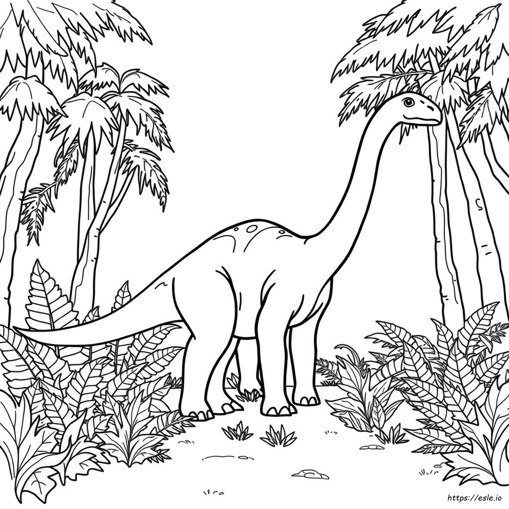 Brachiosaurus Para Colorear
