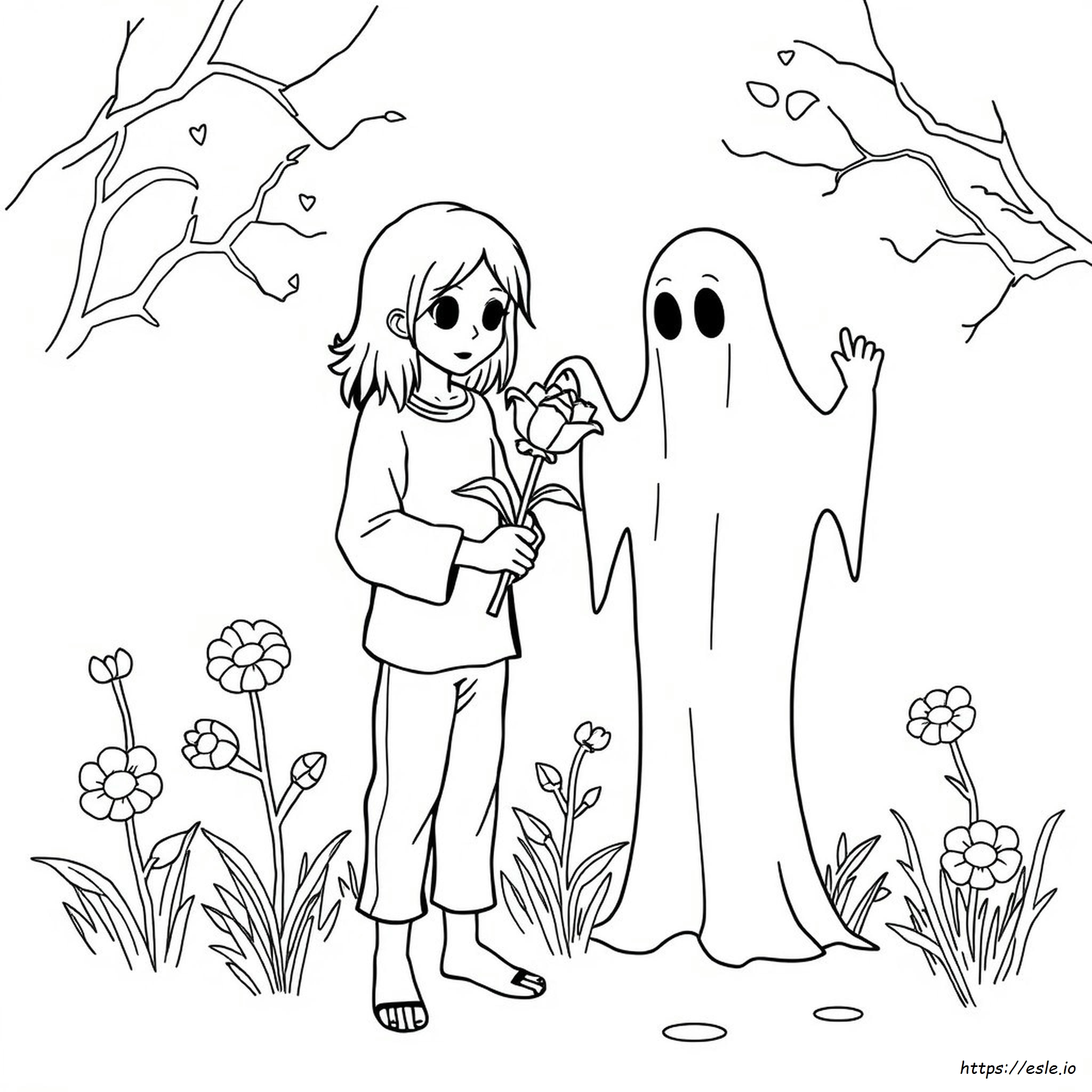 Printable Beauty Horror Coloring Pages