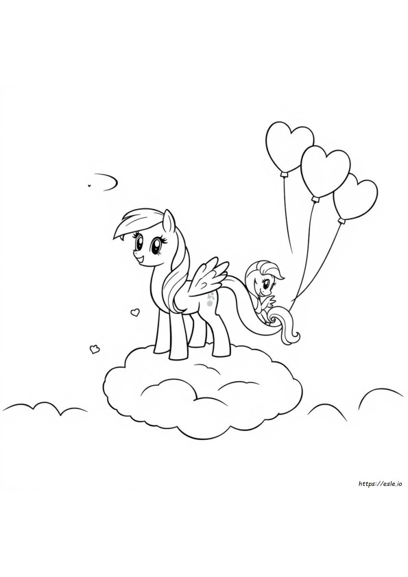 My Little Pony Sihir Persahabatan Gambar Mewarnai Online