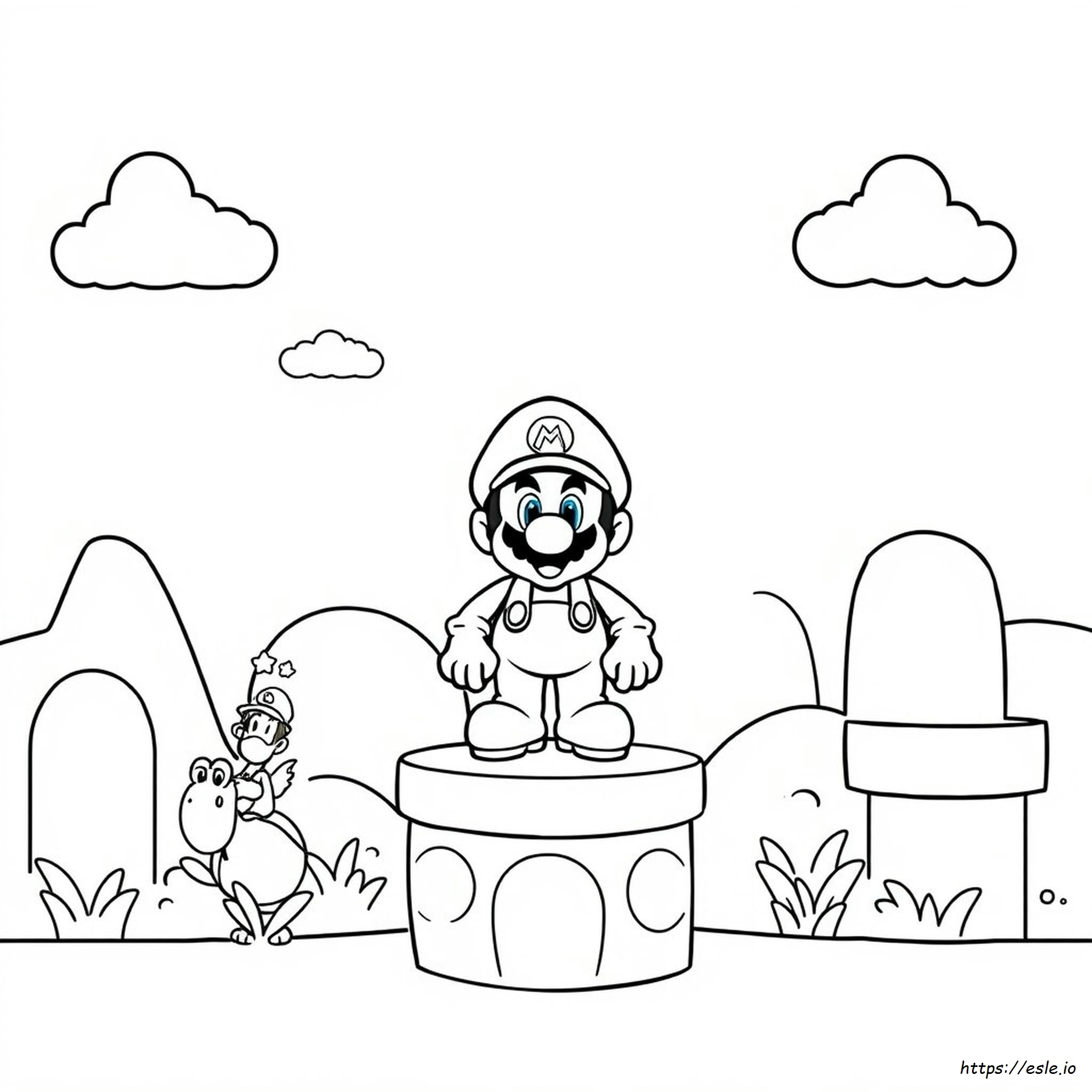 Coloring Pages Of Mario Characters