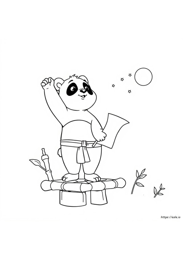 Gambar Mewarnai Kung Fu Panda Kai