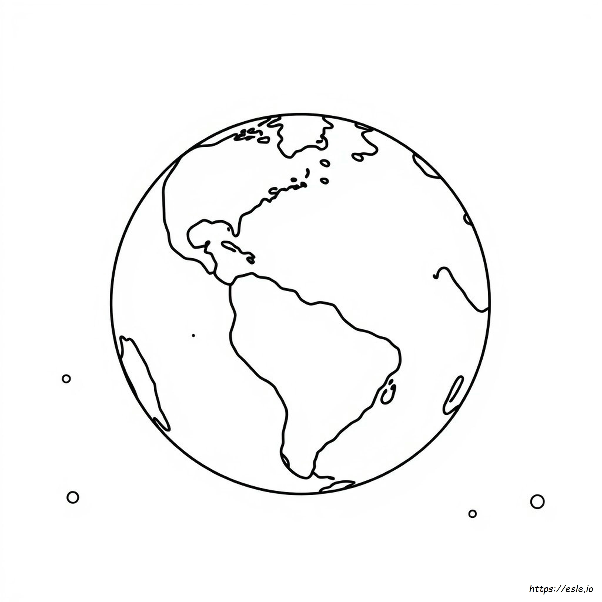 Earth Coloring Pages