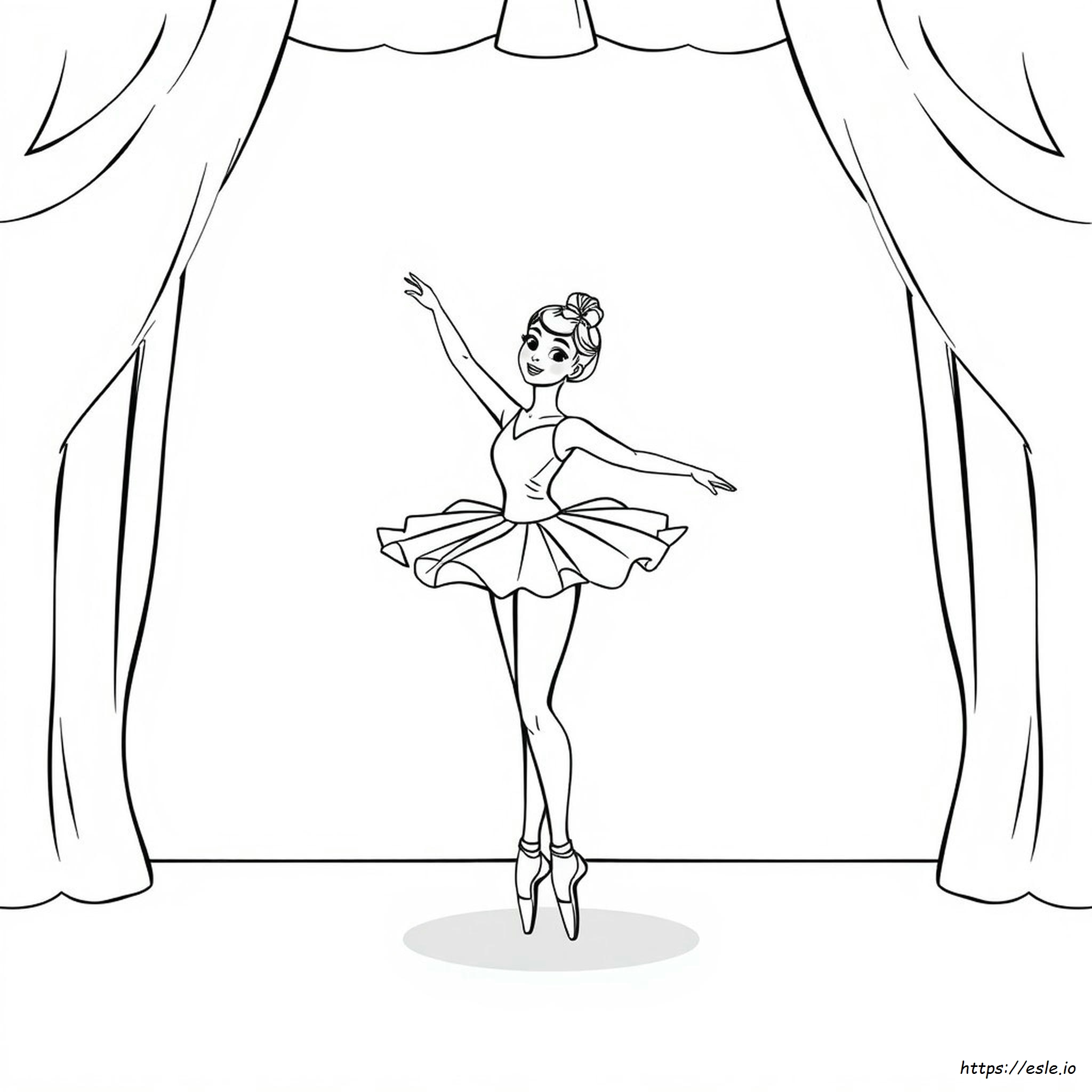 Ballerina Da Colorare In Pdf
