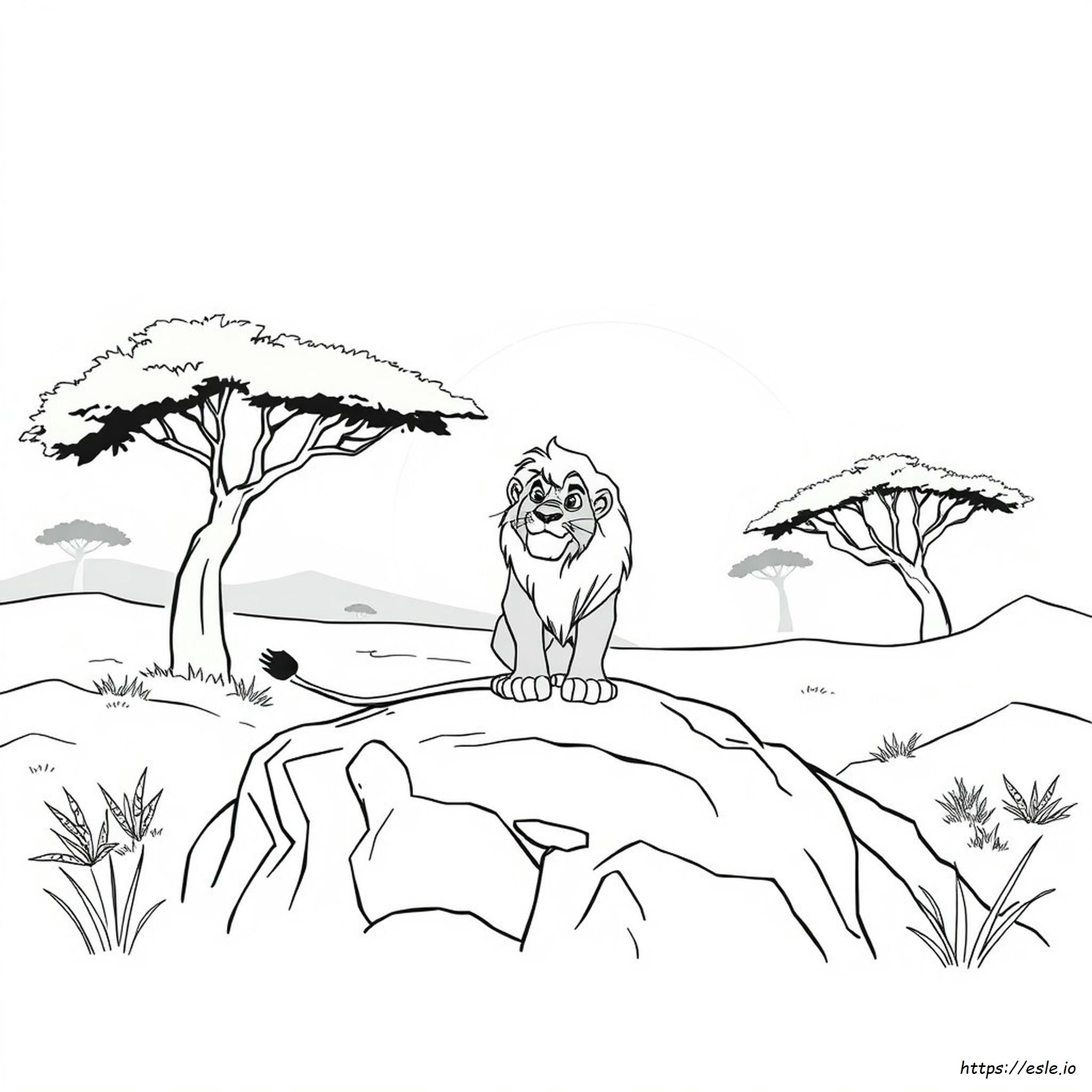 Scar King Coloring Pages