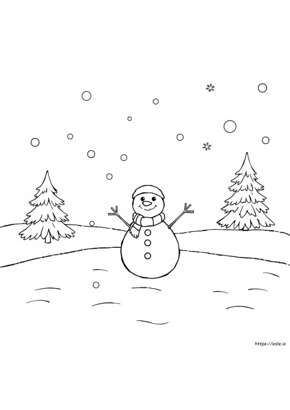 Disegni Invernali Da Colorarein Pdf