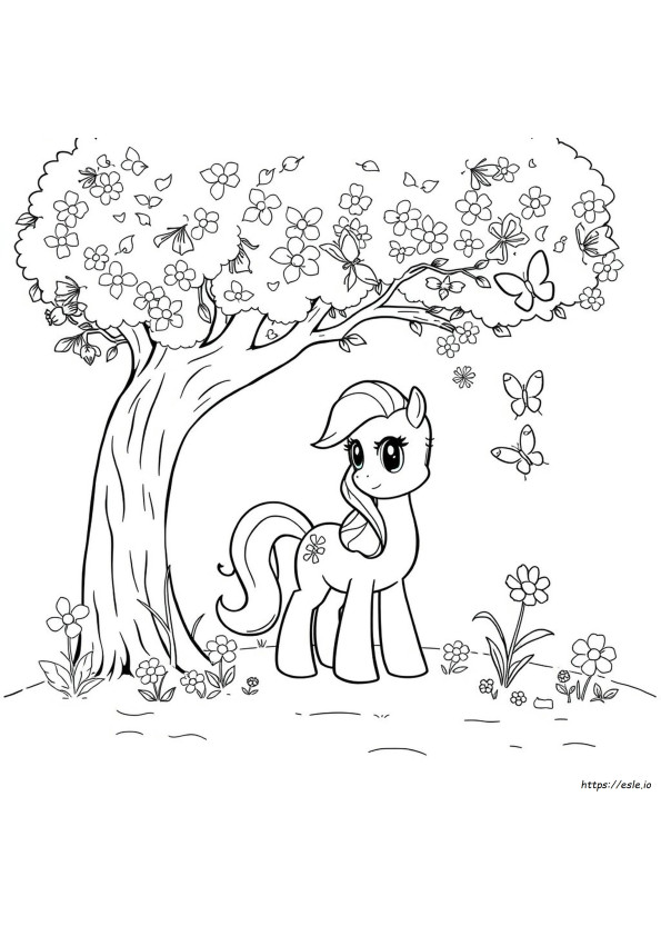 Gambar Mewarnai My Little Pony Terbaru