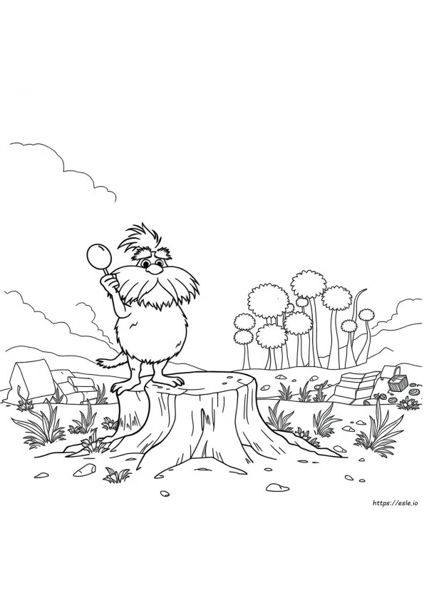 Printable Lorax Coloring Pages