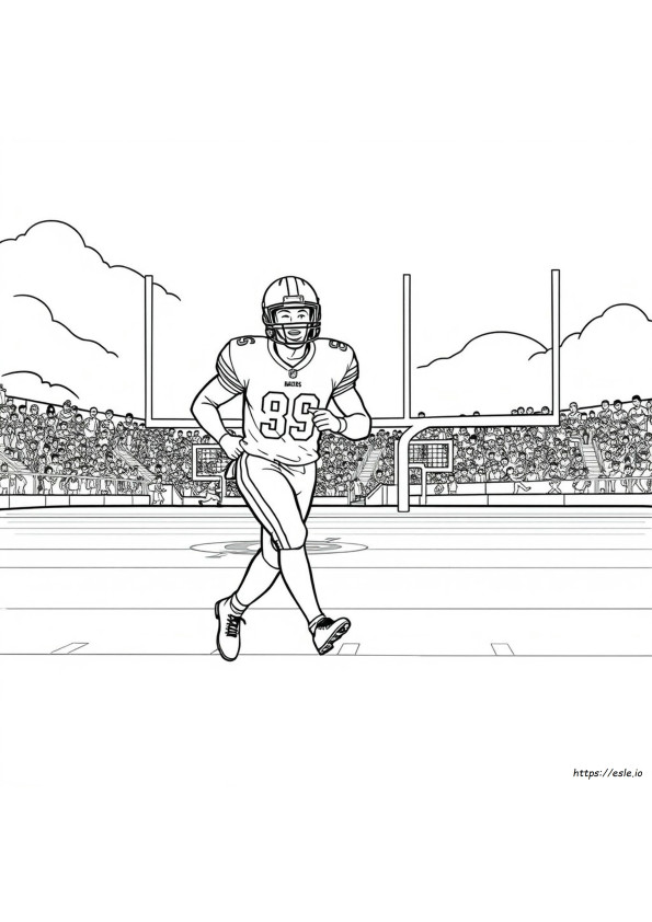 Free Nfl Football Coloring Pages