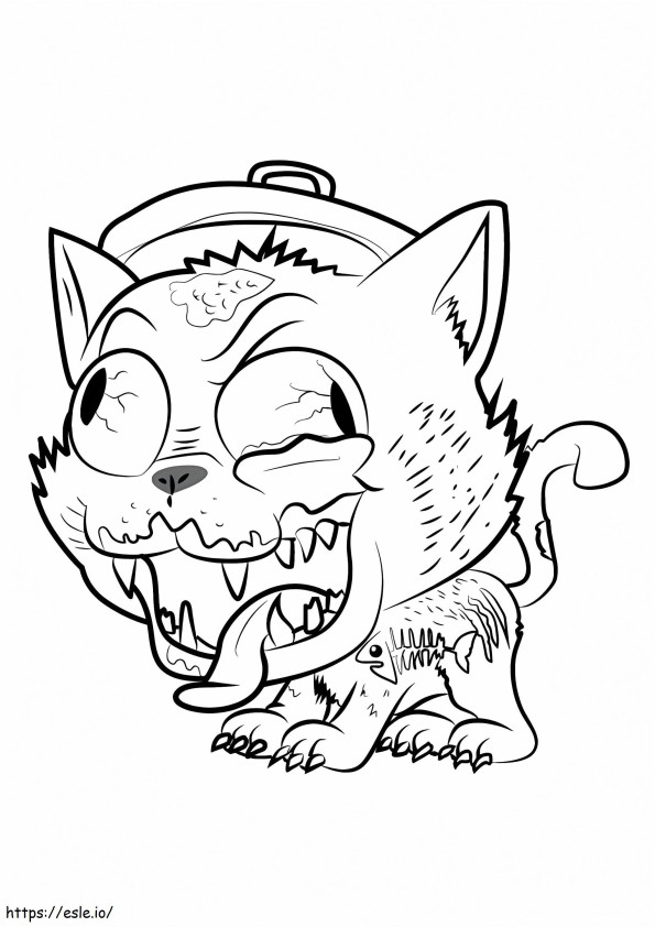 Spittin Kitten coloring page