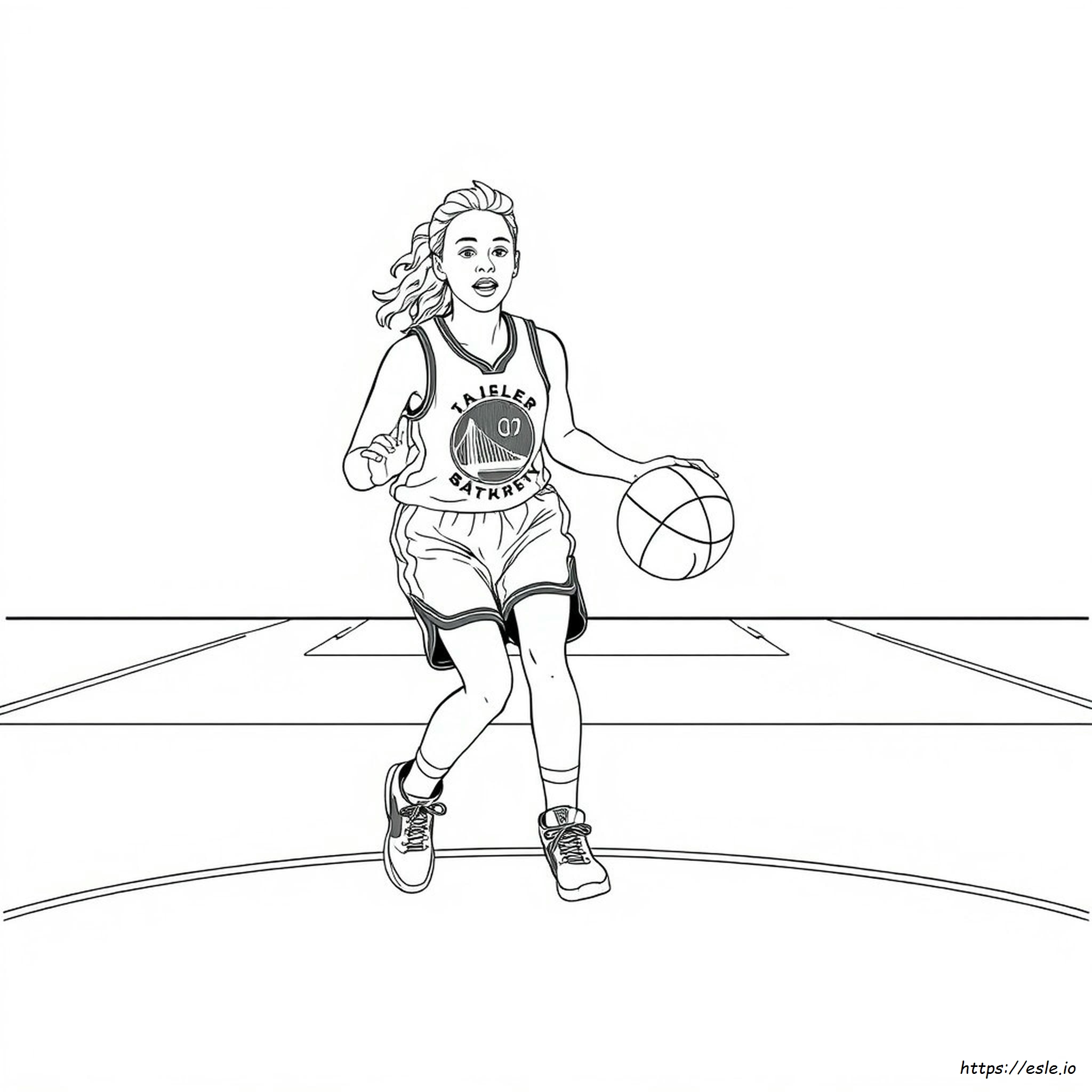 Steph Curry Da Colorare
