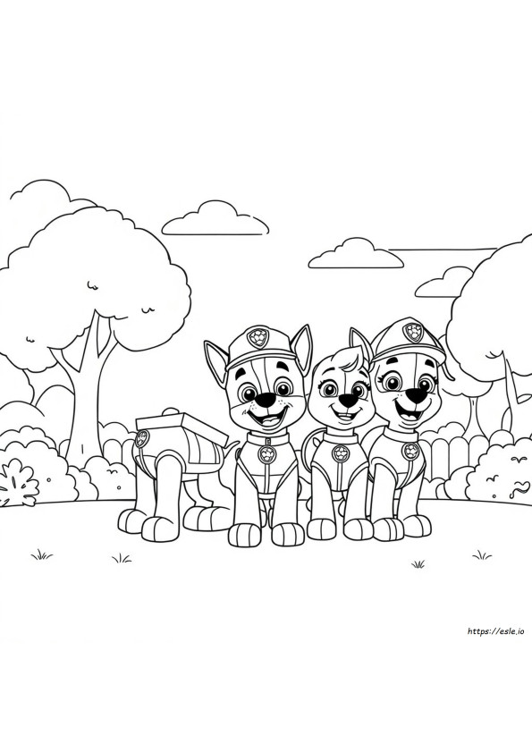 Gambar Mewarnai Paw Patrol Pdf