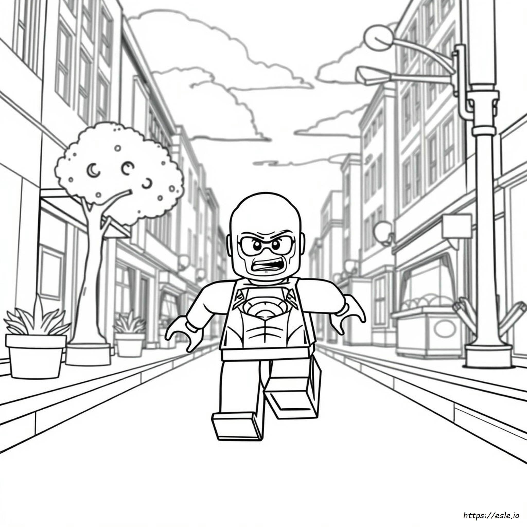 Lego Flash Coloring Pages