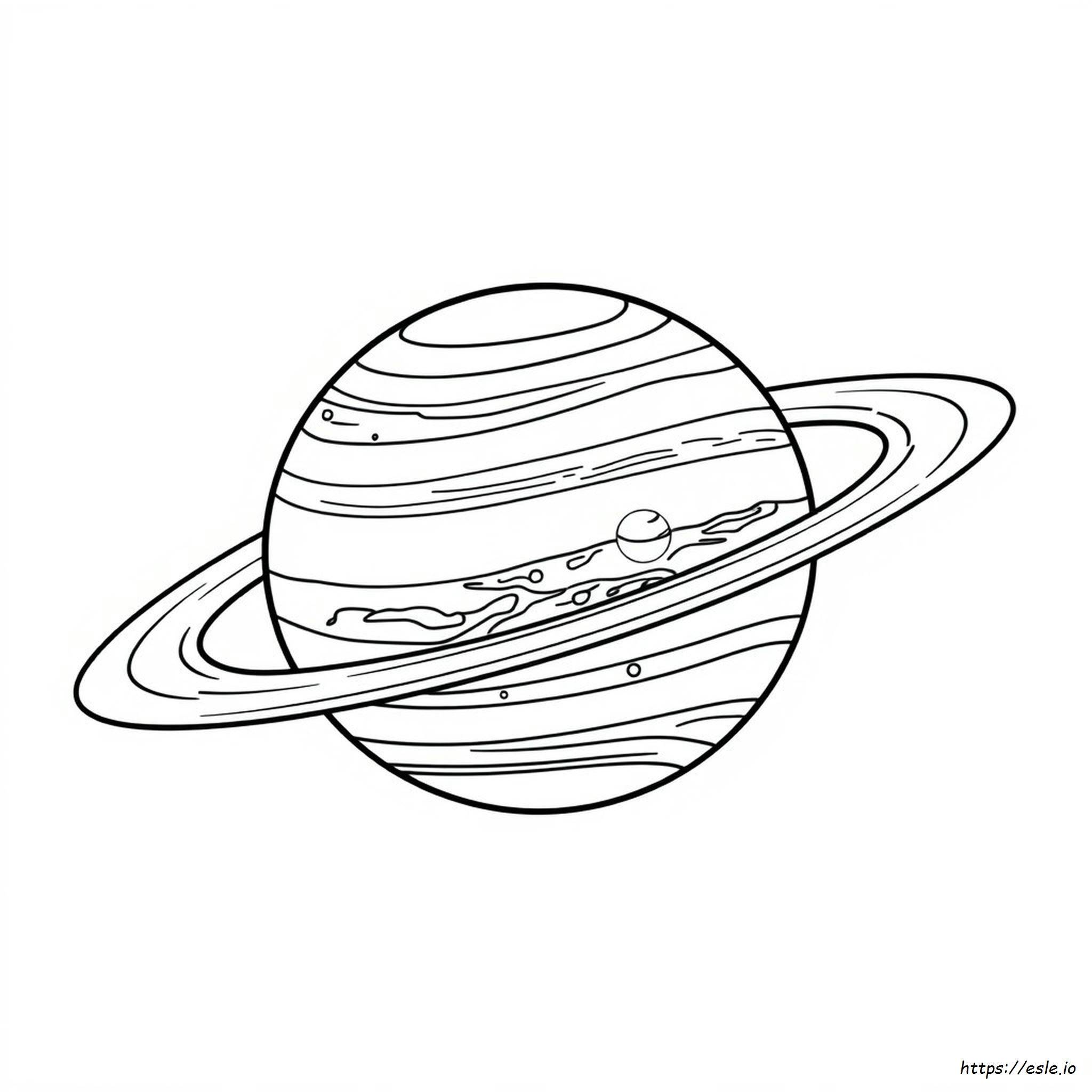 Printbare Jupiter Kleurplaat kleurplaat