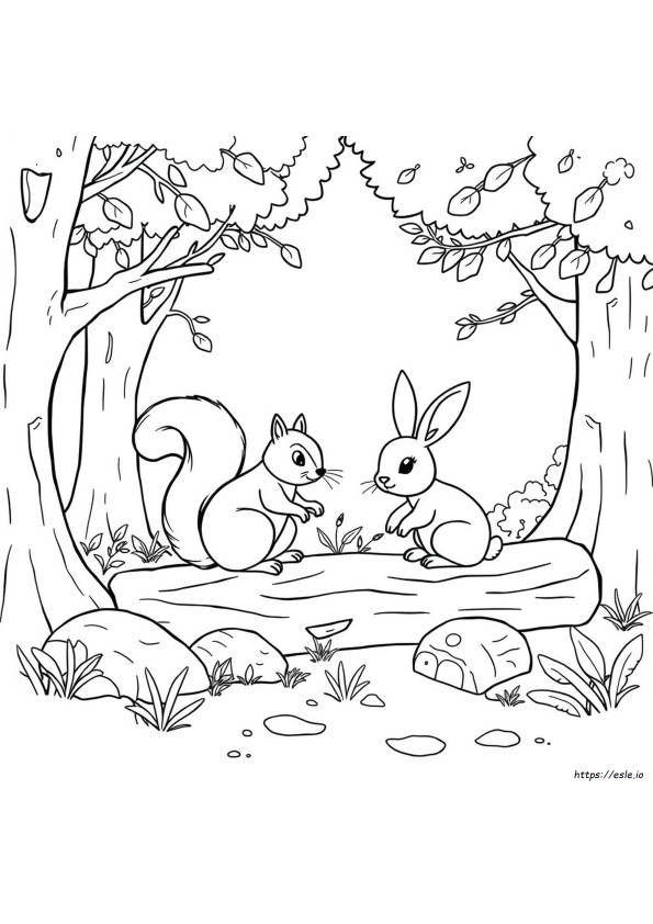 Amici Del Bosco: Disegni Da Colorare
