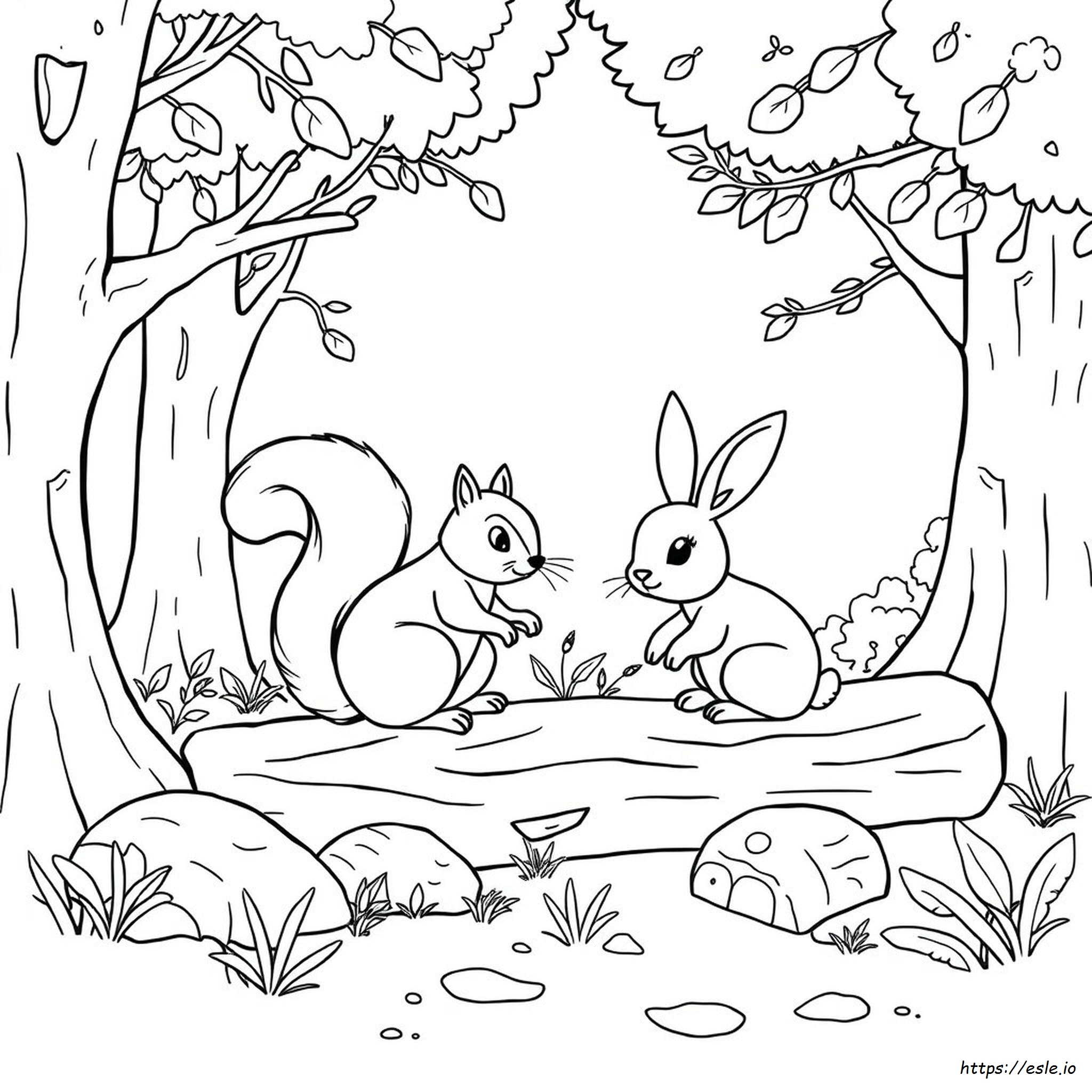 Amici Del Bosco: Disegni Da Colorare