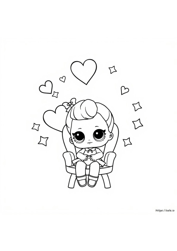 Gambar Boneka Lol Untuk Mewarnai