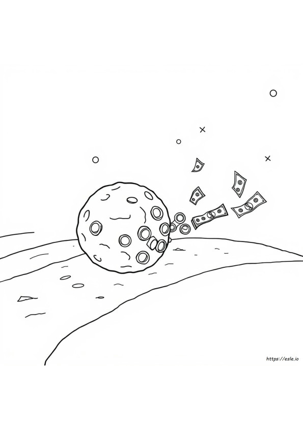 Debt Snowball Coloring Sheet