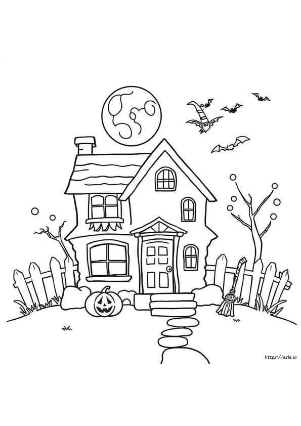 Halaman Mewarnai Halloween Dapat Dicetak Gratis Untuk Balita