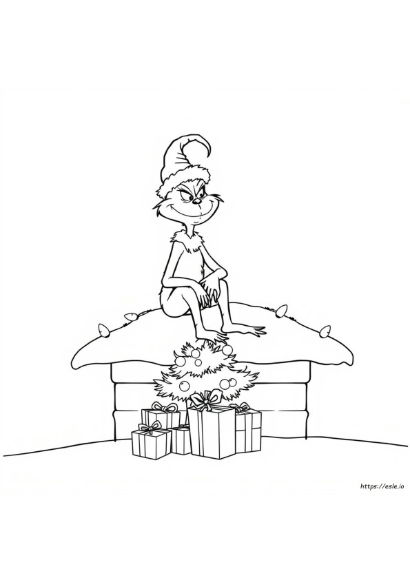 Cartoon Grinch Coloring Pages