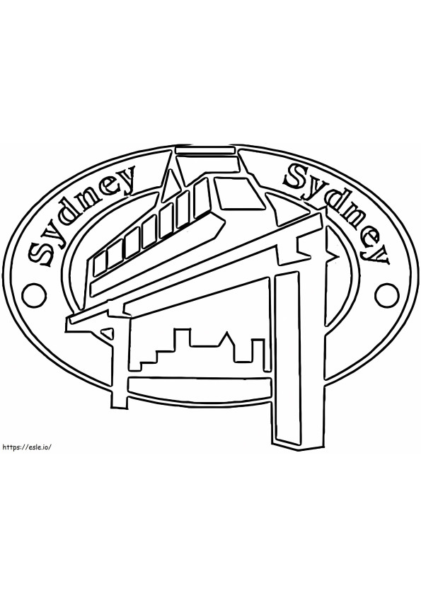 Sydney coloring page