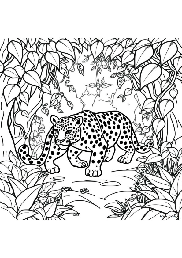 Kostenlose Jaguar Ausmalbilder Zum Ausdrucken
